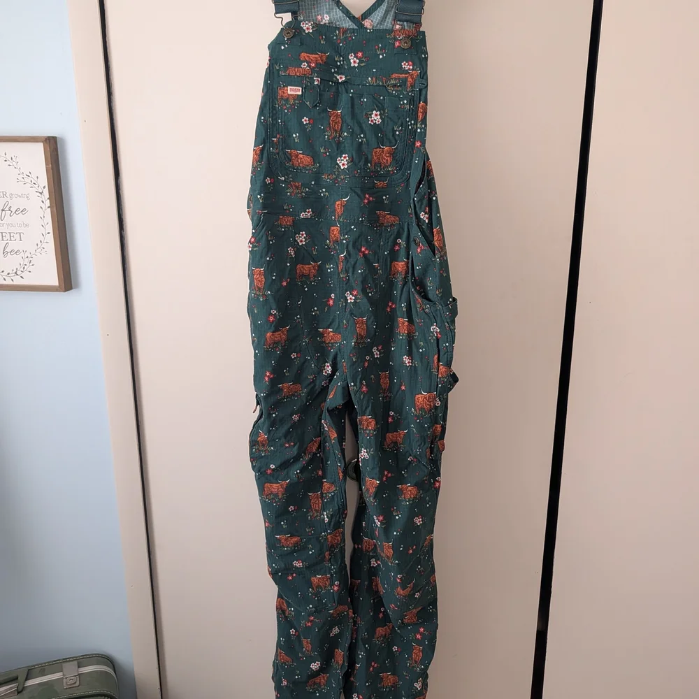 Floral Green Women's Jumpsuit - Picture 2 of 7